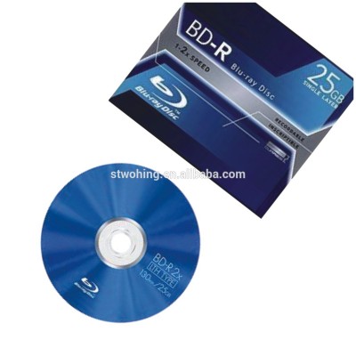 Empty blu-ray blank disc 50gb, blu-ray bdr, blank bd-r 50gb 6X 50pcs spindle packing